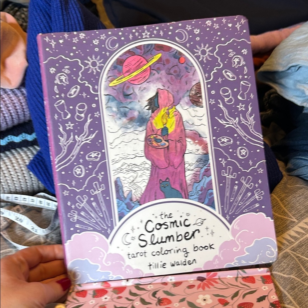 Cosmic Slumber Tarot Coloring Book